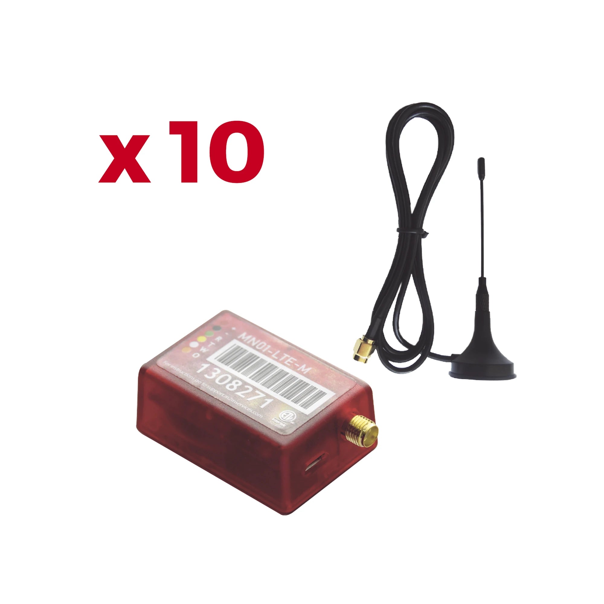 KIT DE 10 COMUNICADORES DE ALARMA MN01LTEM CON ANTENA 4GLTEM AND 5G / INCLUYEN 2 AÑOS DE COBERTURA / APLICACIÓN GRATUITA / CERO CONFIGURACIÓN / COMPATIBLE HONEYWELL/DSC/CROW/PIMA-Centrales de Monitoreo-M2M SERVICES-Bsai Seguridad & Controles