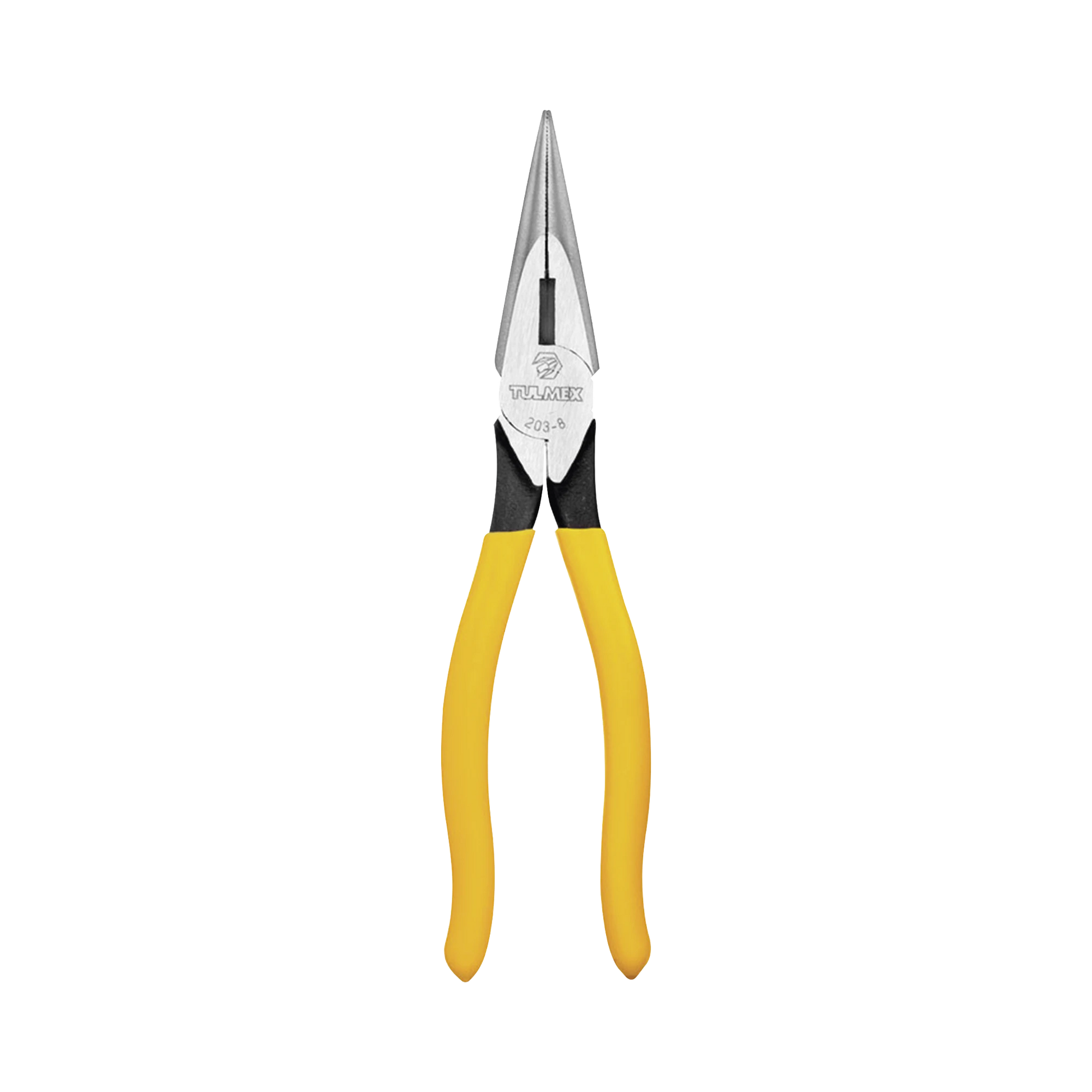 PINZA DE PUNTA CÓNICA CON CORTE PARA TRABAJO PESADO DE 8 PULGADAS.-Herramientas-TULMEX-Bsai Seguridad & Controles