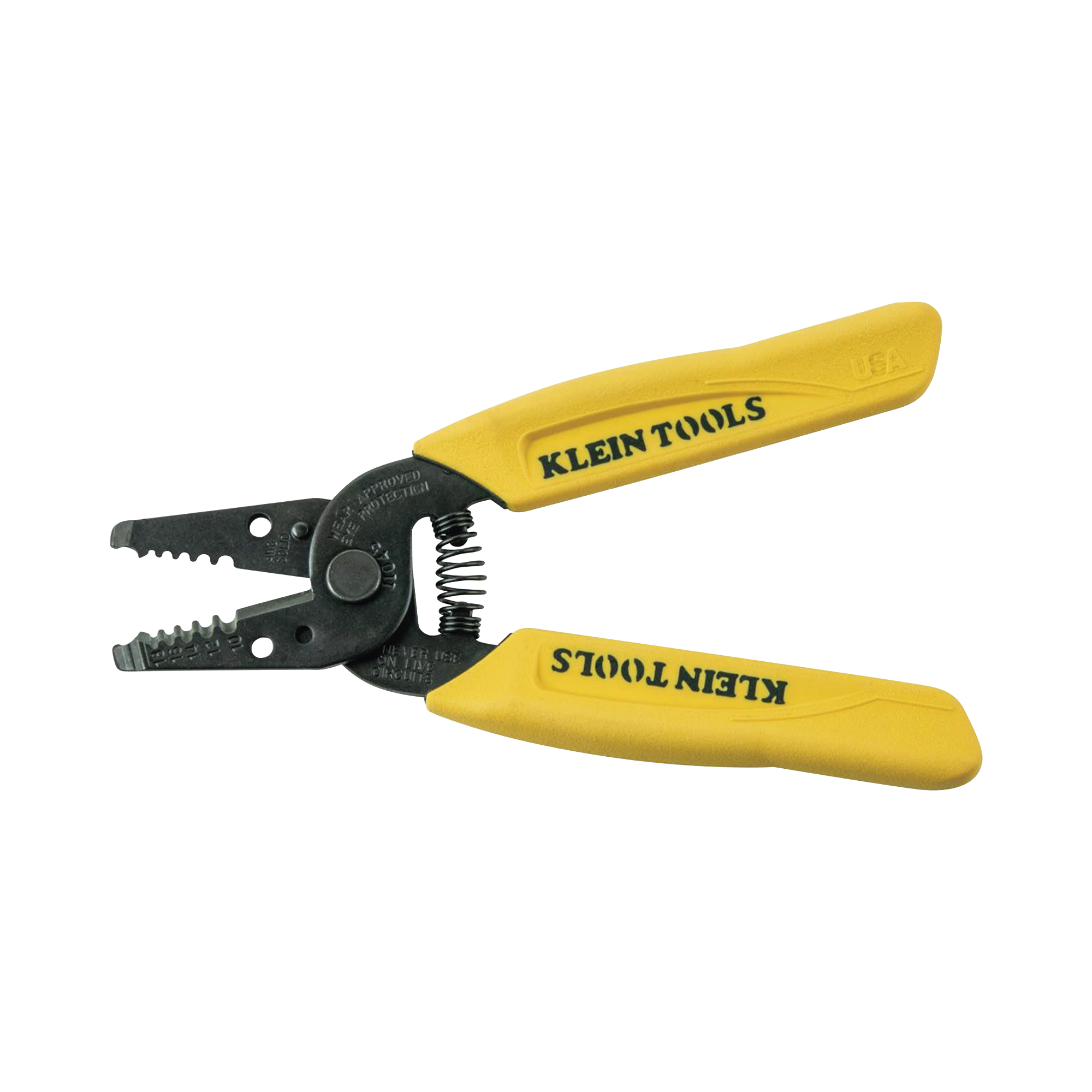 PINZA KLEIN PELADORA Y CORTADORA DE CABLE SOLIDO AWG 10-18.-Ferreteria-KLEIN TOOLS-11045-Bsai Seguridad & Controles