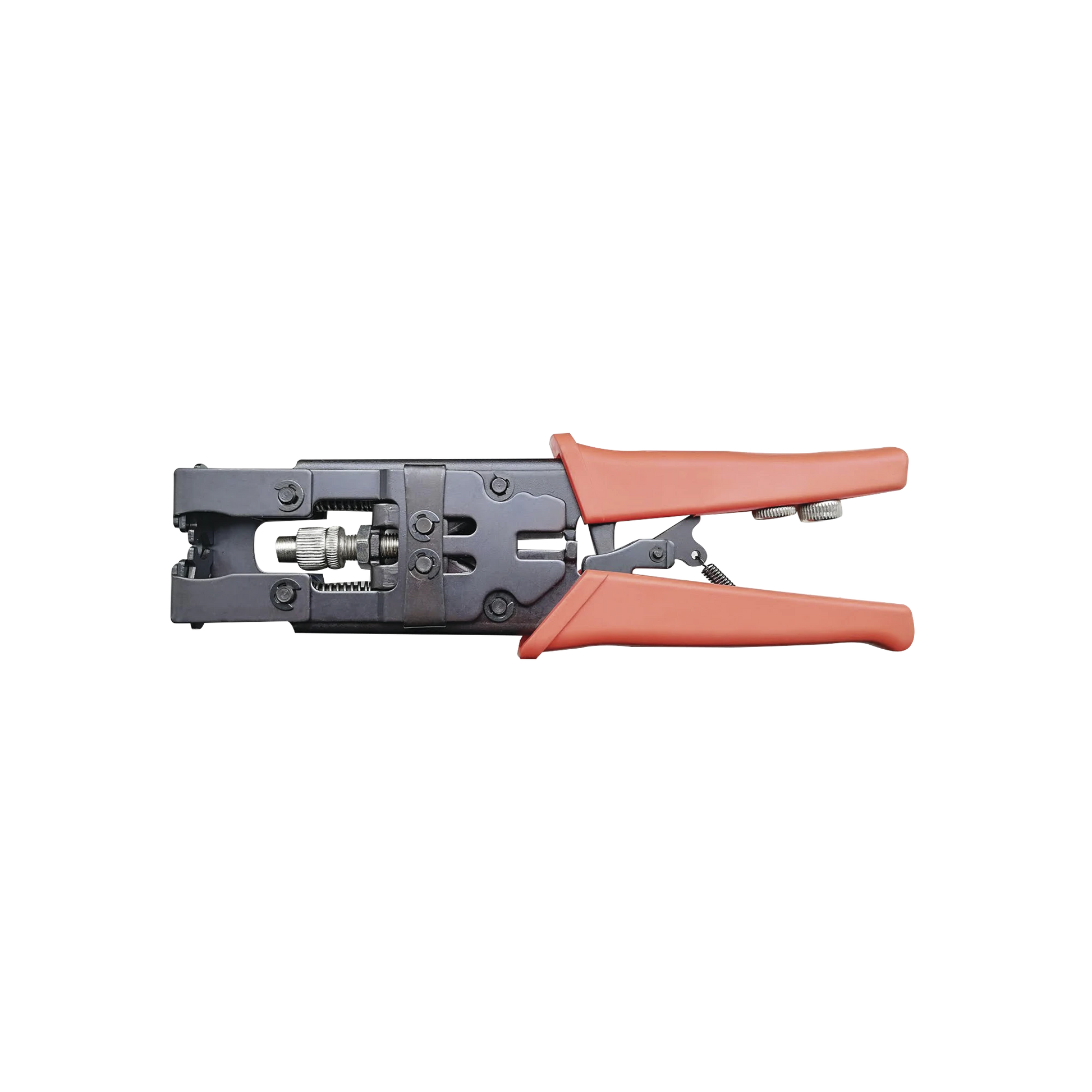 PINZAS PARA INSTALAR CONECTORES A PRUEBA DE AGUA, TIPO COMPRESIÓN DE F Ó BNC, EN CABLES RG-59 (4C), RG-6 (5C), RG-58 (3C) Ó RG-11.-Herramientas-EPCOM TITANIUM-Bsai Seguridad & Controles