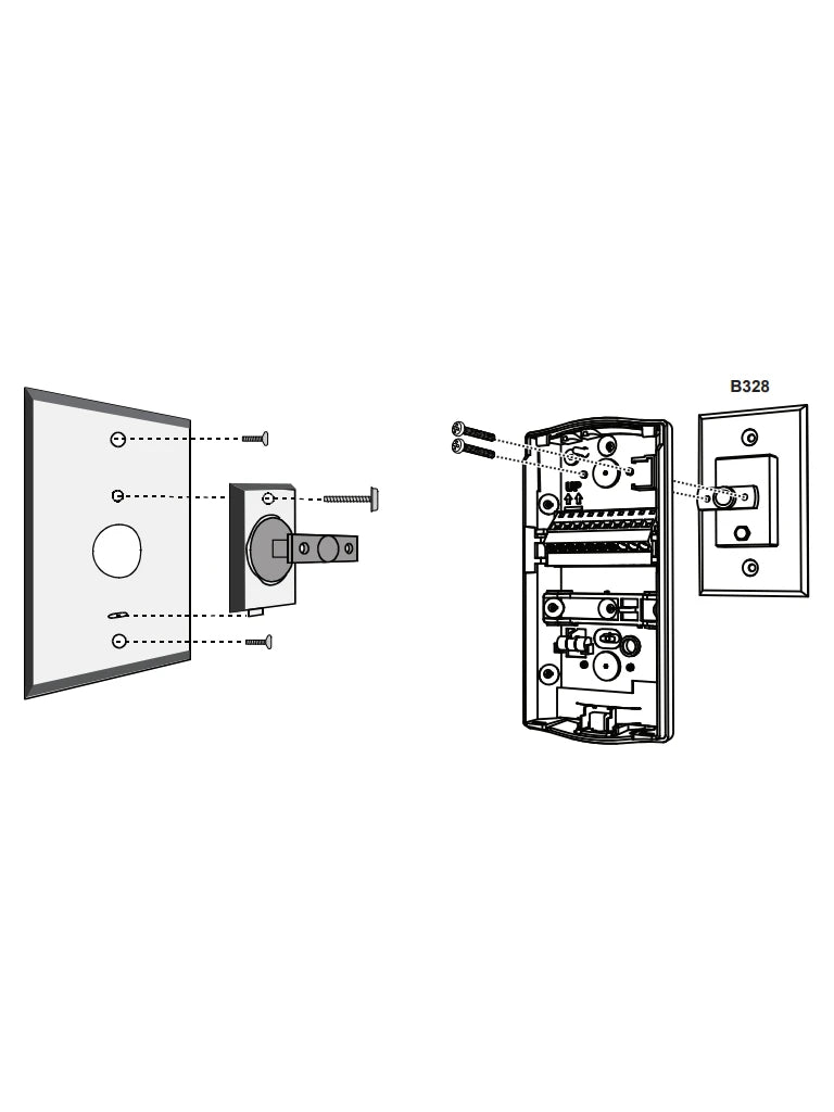 BOSCH I_B328- SOPORTE CON ROTULA/ MONTAJE EN PARED/ PIR-Accesorios - Alarmas-BOSCH-RBM1220003-Bsai Seguridad & Controles