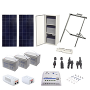 KIT SOLAR DE 35 W CON POE 802.3AF Y POE PASIVO 24 VCC PARA UNA CÁMARA IP Y UN RADIO UBIQUITI AIRMAX O CAMBIUM EPMP.-SYSCOM-Bsai Seguridad & Controles