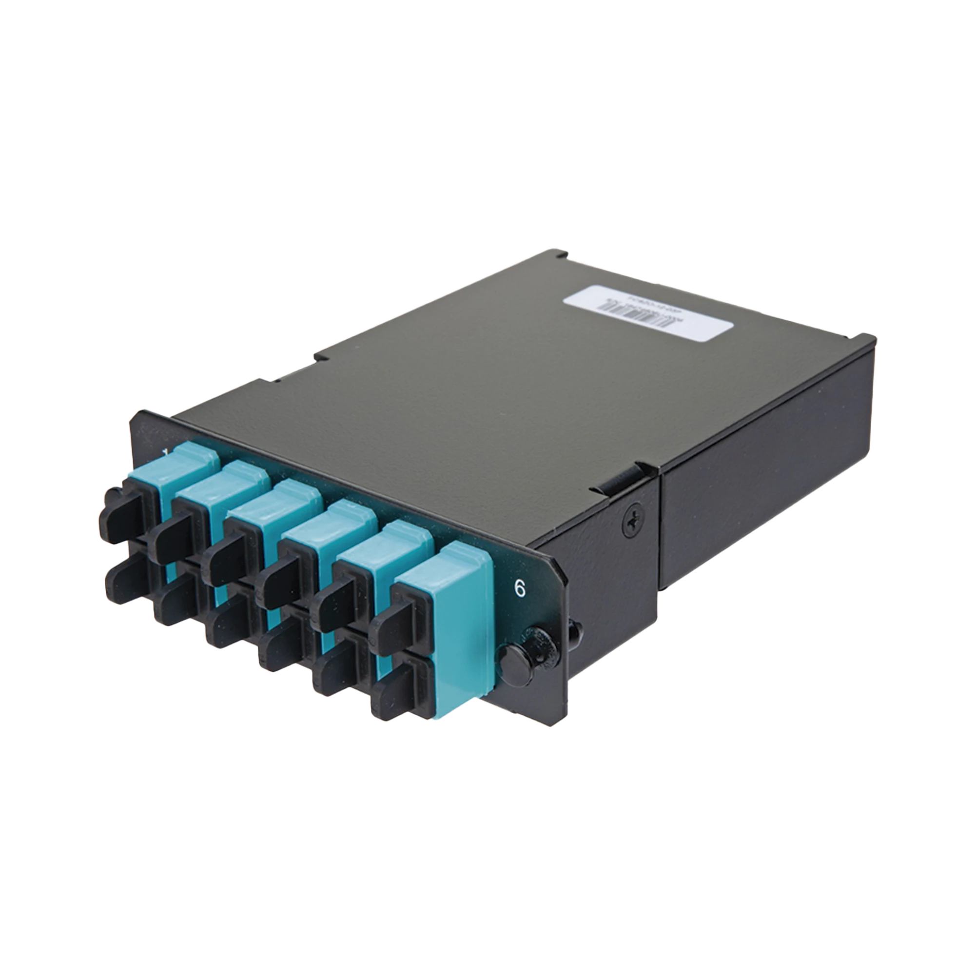 PLACA ACOPLADORA DE FIBRA ÓPTICA FAP, CON 12 PIGTAILS Y 6 CONECTORES SC DUPLEX (12 FIBRAS), PARA FIBRA MULTIMODO OM3/OM4, COLOR AQUA-Fibra Óptica-PANDUIT-FCSZO-12-03P-Bsai Seguridad & Controles