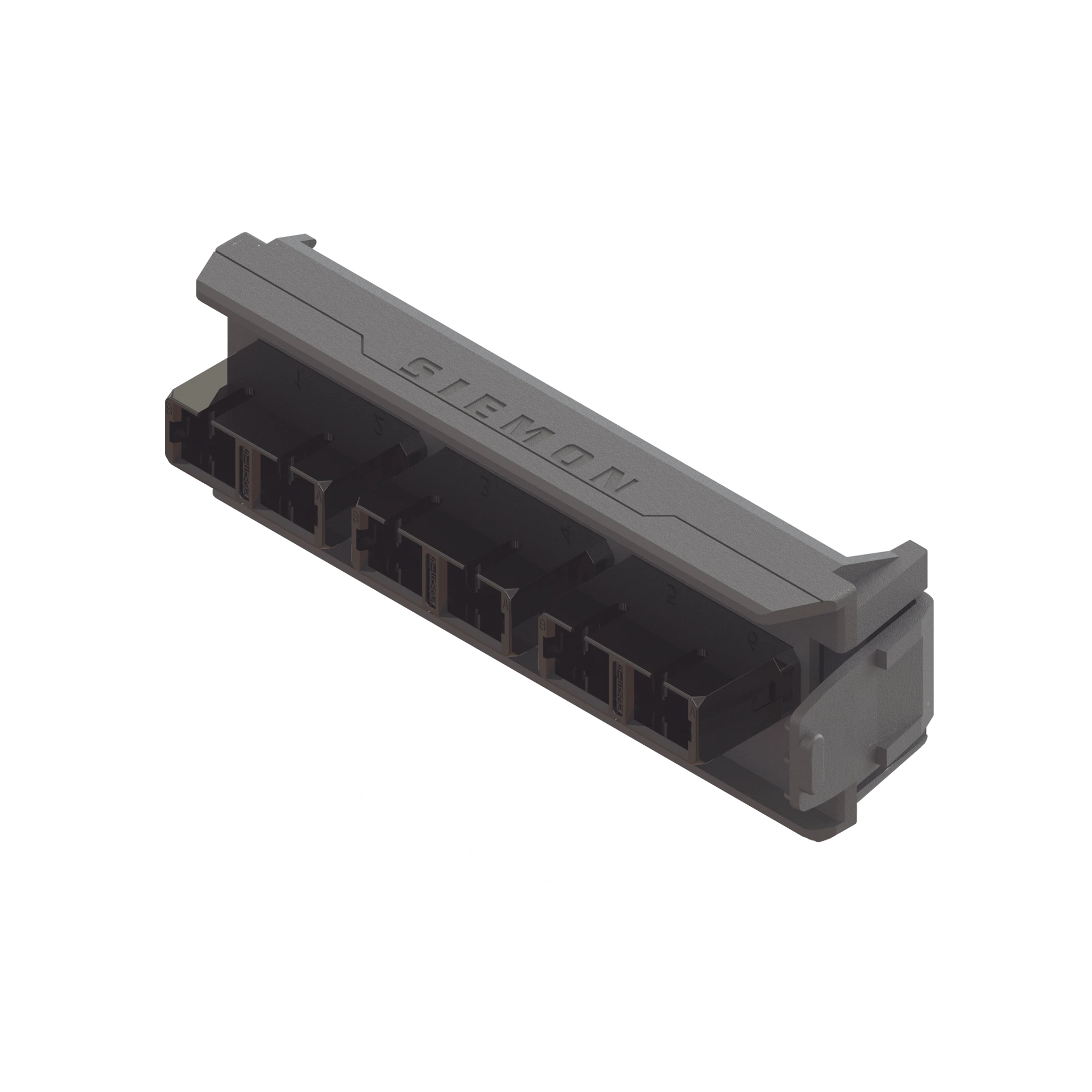 PLACA ACOPLADORA LIGHTVERSE, 3 CONECTORES DÚPLEX SC, ACEPTA HASTA 6 HILOS DE FIBRA MONOMODO O MULTIMODO (NO SHUTTERED)-Fibra Óptica-SIEMON-Bsai Seguridad & Controles