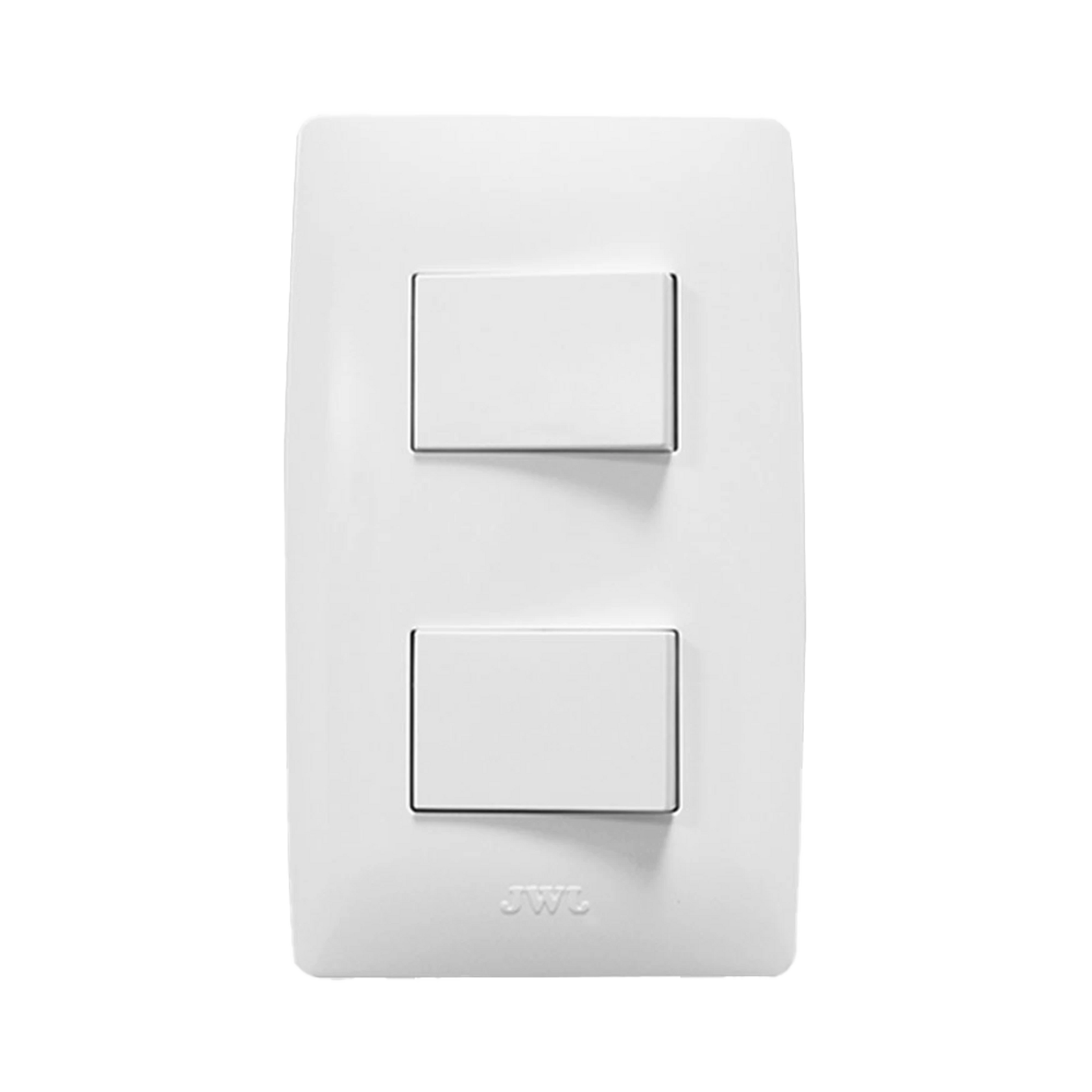 PLACA CON 2 INTERRUPTORES ESCALERA / 127 V~60 HZ 10 A/ 1 MODULO.-Iluminación-JWJ-Bsai Seguridad & Controles