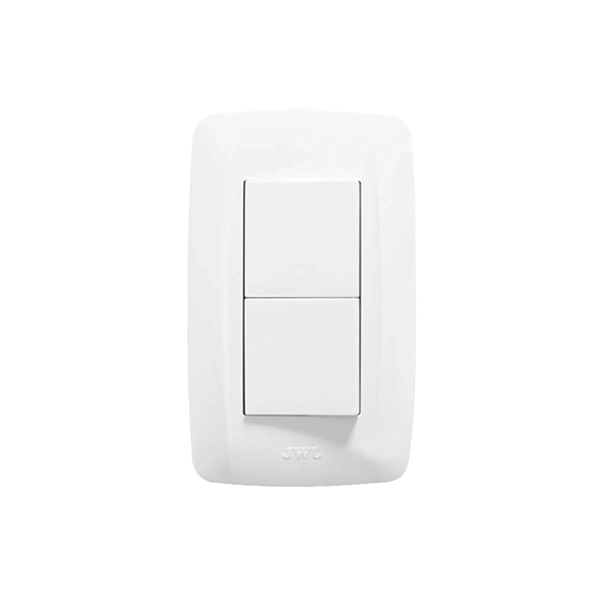 PLACA CON 2 INTERRUPTORES SENCILLOS/ 127 V~60 HZ 10 A.-Iluminación-JWJ-Bsai Seguridad & Controles