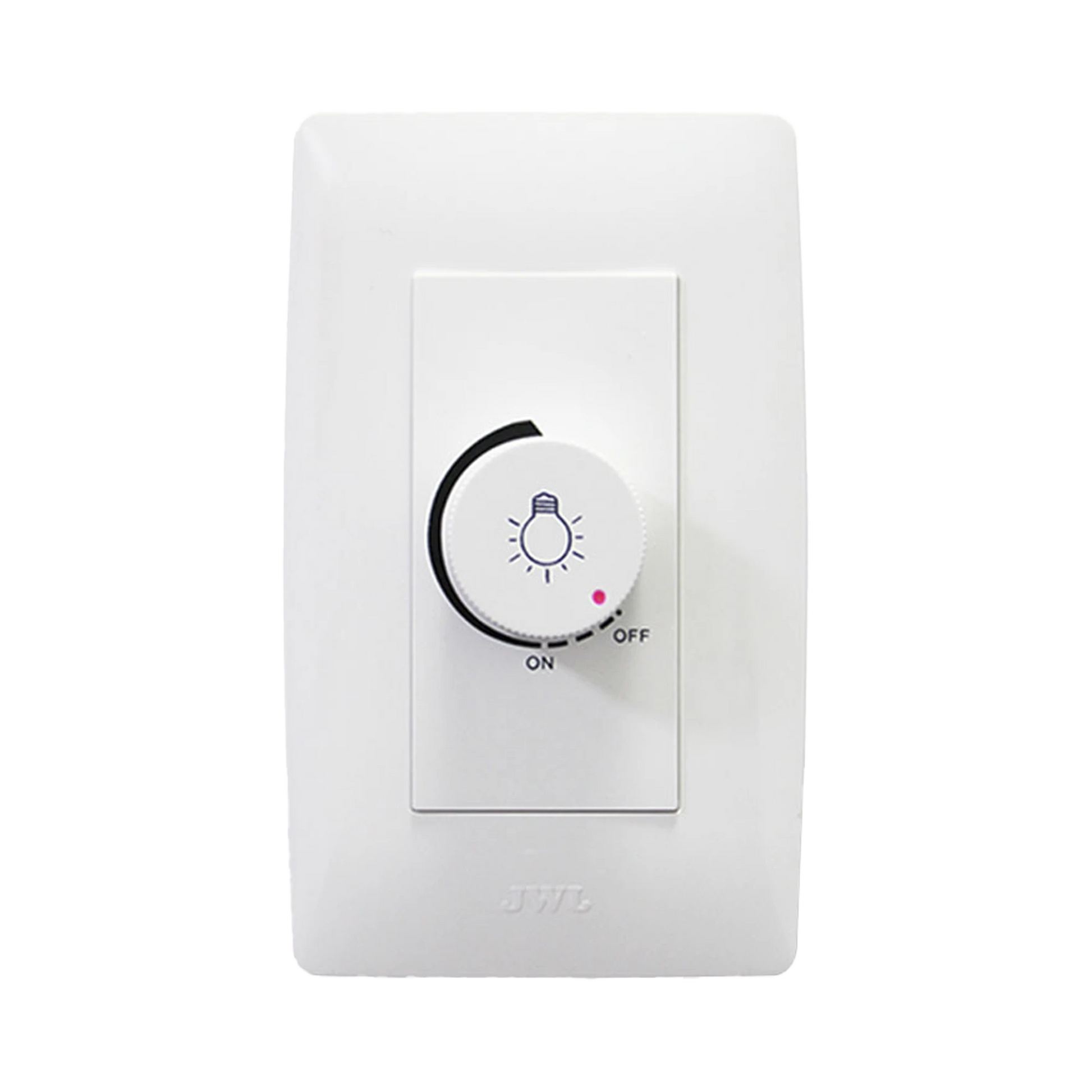 PLACA CON DIMMER ROTATIVO PARA LAMPARAS INCANDESCENTES Y/O HALÓGENO 300W / 127 V~ 60 HZ.-Iluminación-JWJ-Bsai Seguridad & Controles