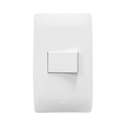 PLACA CON INTERRUPTOR SENCILLO / 127 V~60 HZ 10 A / 1 MODULO.-Iluminación-JWJ-Bsai Seguridad & Controles