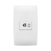 PLACA CON TOMA TELEFÓNICA.-Iluminación-JWJ-Bsai Seguridad & Controles