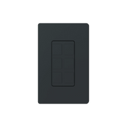 PLACA DE 6 PUERTOS, COLOR NEGRO NIGHT.-Automatización - Casa Inteligente-LUTRON ELECTRONICS-Bsai Seguridad & Controles