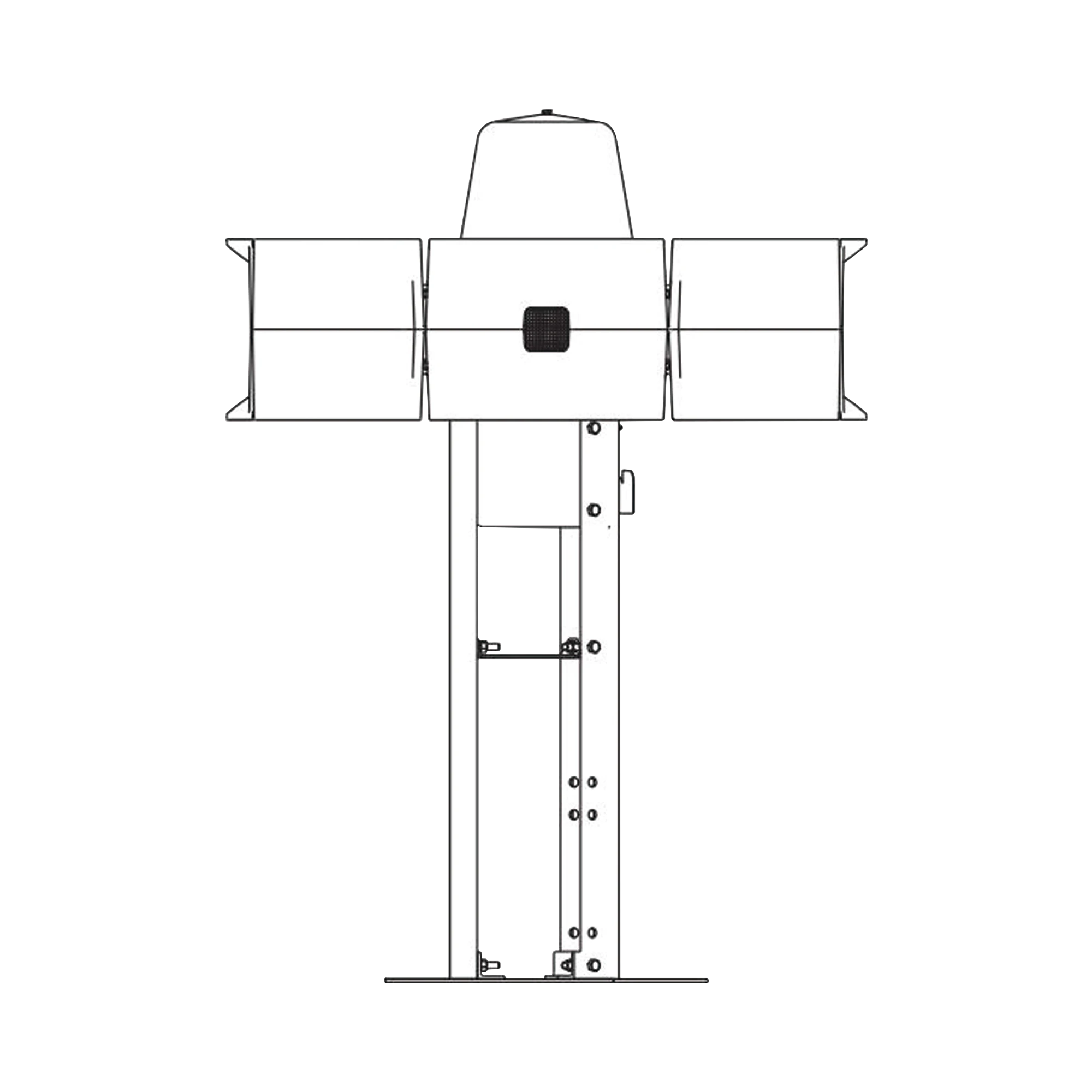 PLACA DE MONTAJE PARA TECHO EN SIRENA ECLIPSE-Sirenas / Bocinas / Controladores-FEDERAL SIGNAL INDUSTRIAL-Bsai Seguridad & Controles