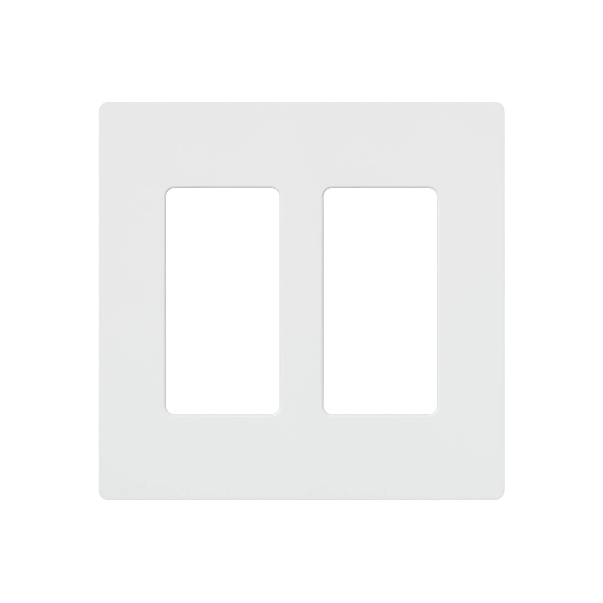 PLACA DE PARED 2 ESPACIOS, PARA ATENUADOR (DIMMER), APAGADOR Ó CONTROL REMOTO INALÁMBRICO LUTRON.-Automatización - Casa Inteligente-LUTRON ELECTRONICS-Bsai Seguridad & Controles