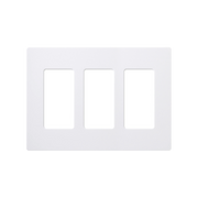 PLACA DE PARED 3 ESPACIOS, COLOR BLANCO, PARA ATENUADOR (DIMMER), SWITCH Ó CONTROL REMOTO PICO INALÁMBRICO.-Automatización - Casa Inteligente-LUTRON ELECTRONICS-Bsai Seguridad & Controles