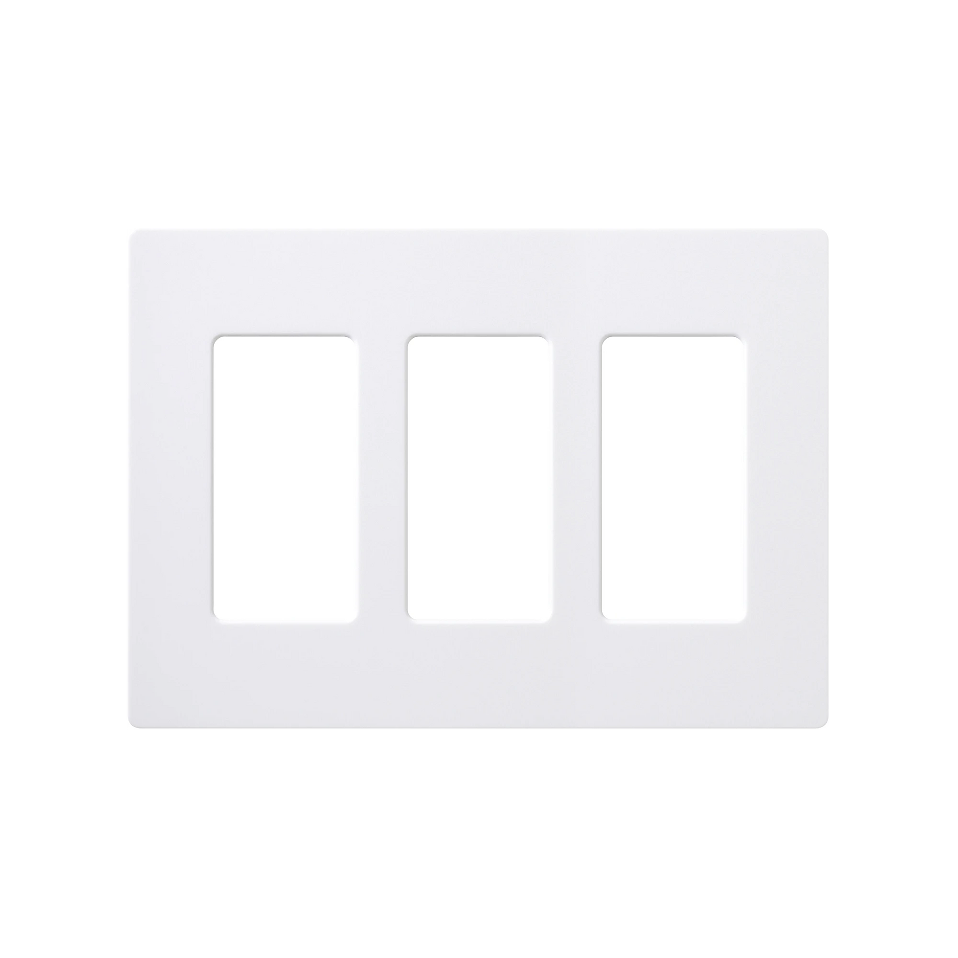 PLACA DE PARED 3 ESPACIOS, COLOR BLANCO, PARA ATENUADOR (DIMMER), SWITCH Ó CONTROL REMOTO PICO INALÁMBRICO.-Automatización - Casa Inteligente-LUTRON ELECTRONICS-Bsai Seguridad & Controles