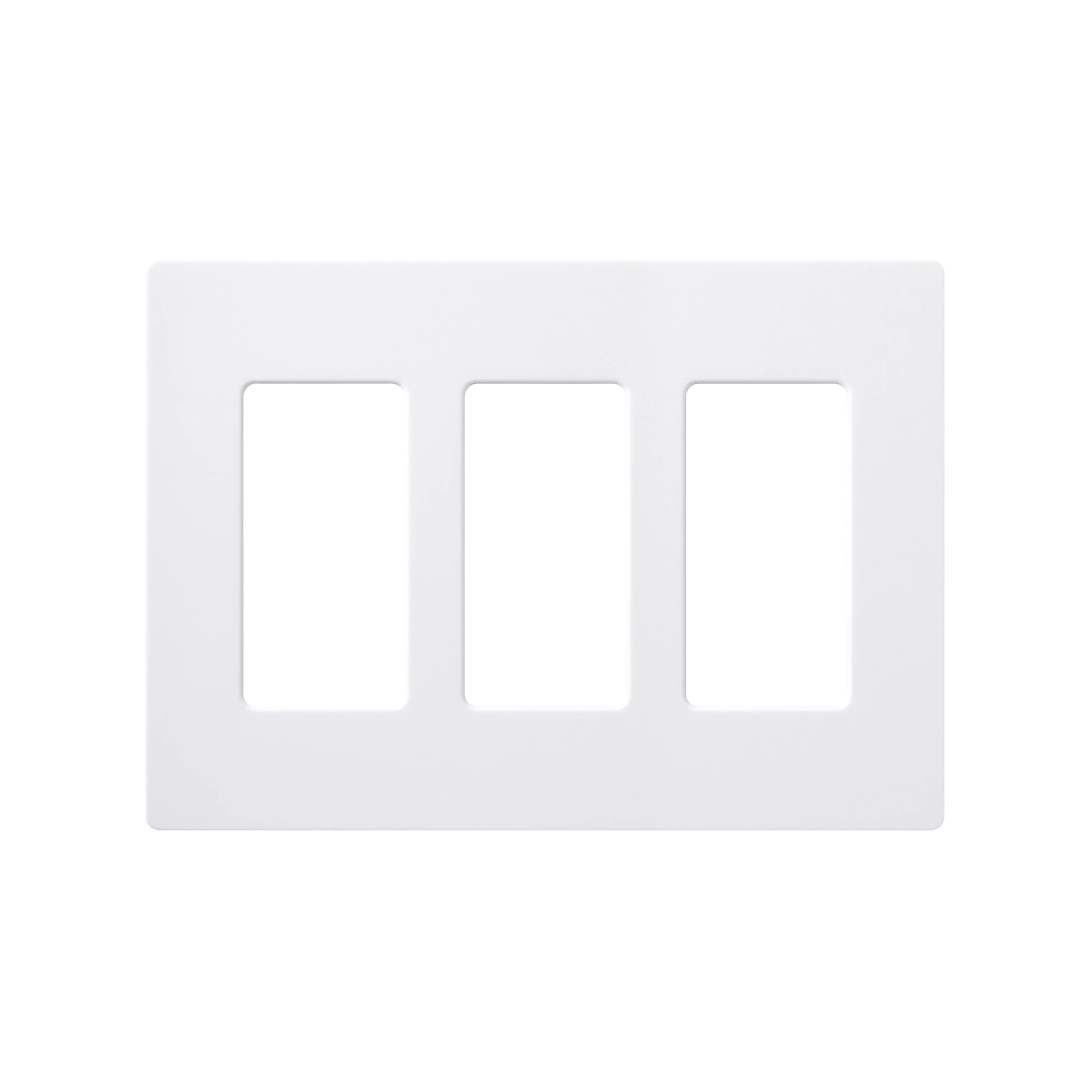 PLACA DE PARED 3 ESPACIOS, COLOR BLANCO, PARA ATENUADOR (DIMMER), SWITCH Ó CONTROL REMOTO PICO INALÁMBRICO.-Automatización - Casa Inteligente-LUTRON ELECTRONICS-Bsai Seguridad & Controles