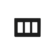 PLACA DE PARED 3 ESPACIO, PARA ATENUADOR (DIMMER), SWITCH Ó CONTROL REMOTO PICO INALÁMBRICO.-Automatización - Casa Inteligente-LUTRON ELECTRONICS-Bsai Seguridad & Controles