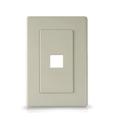PLACA DE PARED A0405255 BELDEN 1 PUERTO MDVO COLOR GRIS-Conectores-BELDEN-Bsai Seguridad & Controles