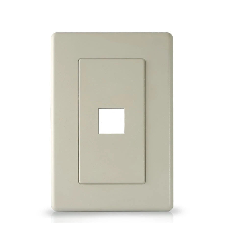 PLACA DE PARED A0405255 BELDEN 1 PUERTO MDVO COLOR GRIS-Conectores-BELDEN-Bsai Seguridad & Controles