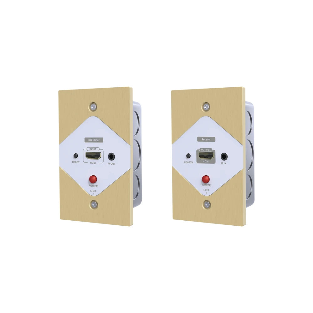 PLACA DE PARED DE EXTENSIÓN HDMI SOBRE CAT6 A 50 METROS, CON CONTROL IR, COMPATIBLE CON HDCP-Accesorios Videovigilancia-EPCOM TITANIUM-Bsai Seguridad & Controles