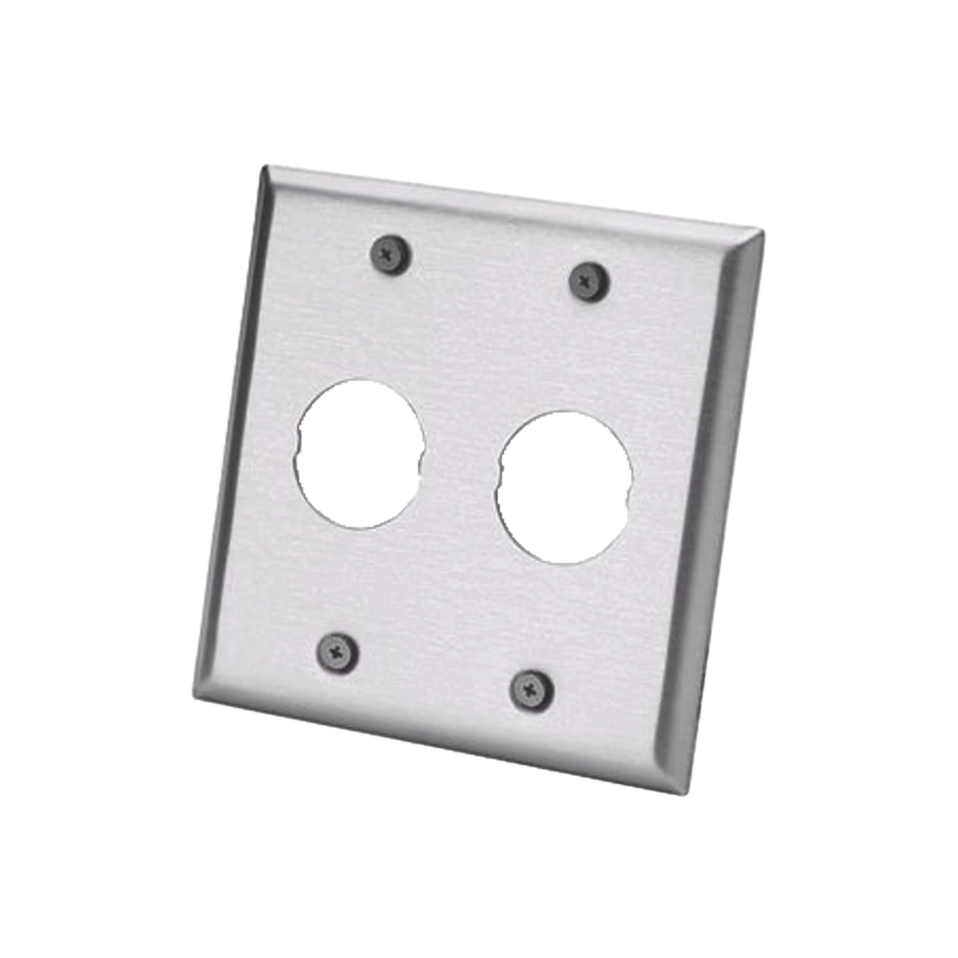PLACA DE PARED DOBLE INDUSTRIALNET?, PARA 2 CONECTORES INDUSTRIALES, DE ACERO INOXIDABLE-Faceplates-PANDUIT-Bsai Seguridad & Controles