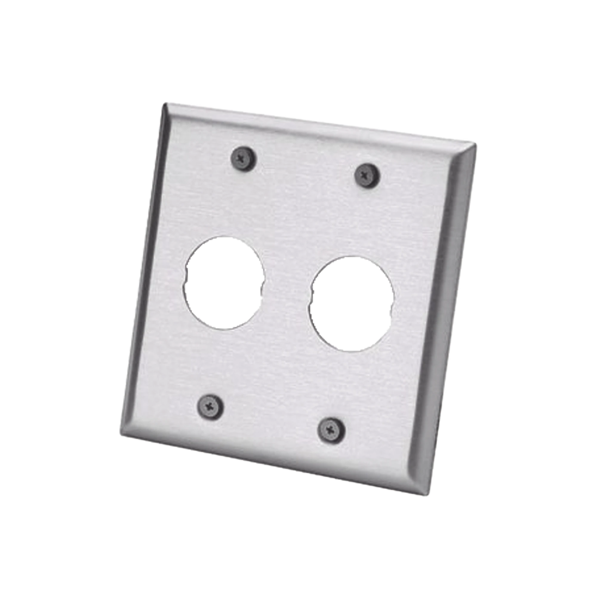 PLACA DE PARED DOBLE INDUSTRIALNET?, PARA 2 CONECTORES INDUSTRIALES, DE ACERO INOXIDABLE-Faceplates-PANDUIT-Bsai Seguridad & Controles