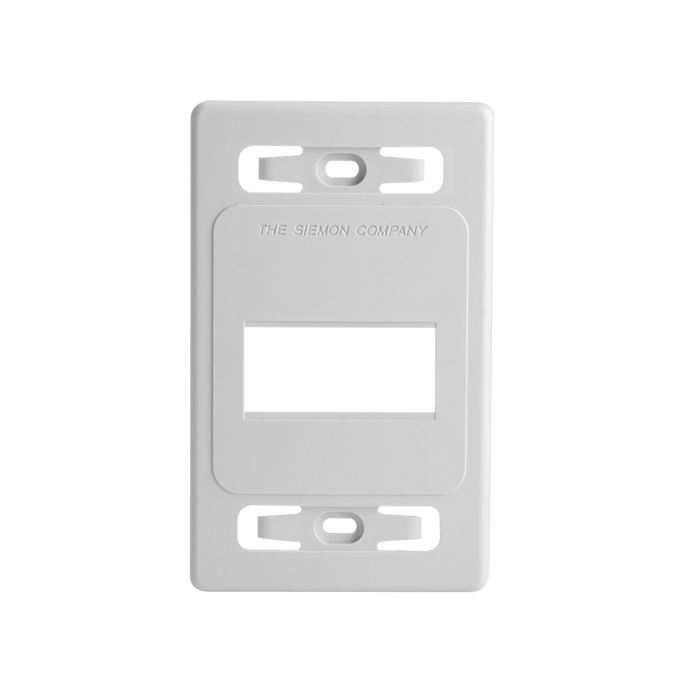 PLACA DE PARED MODULAR MAX, DE 3 SALIDAS, COLOR BLANCO-Cableado de Cobre-SIEMON-MX-FP-S-03-02-Bsai Seguridad & Controles