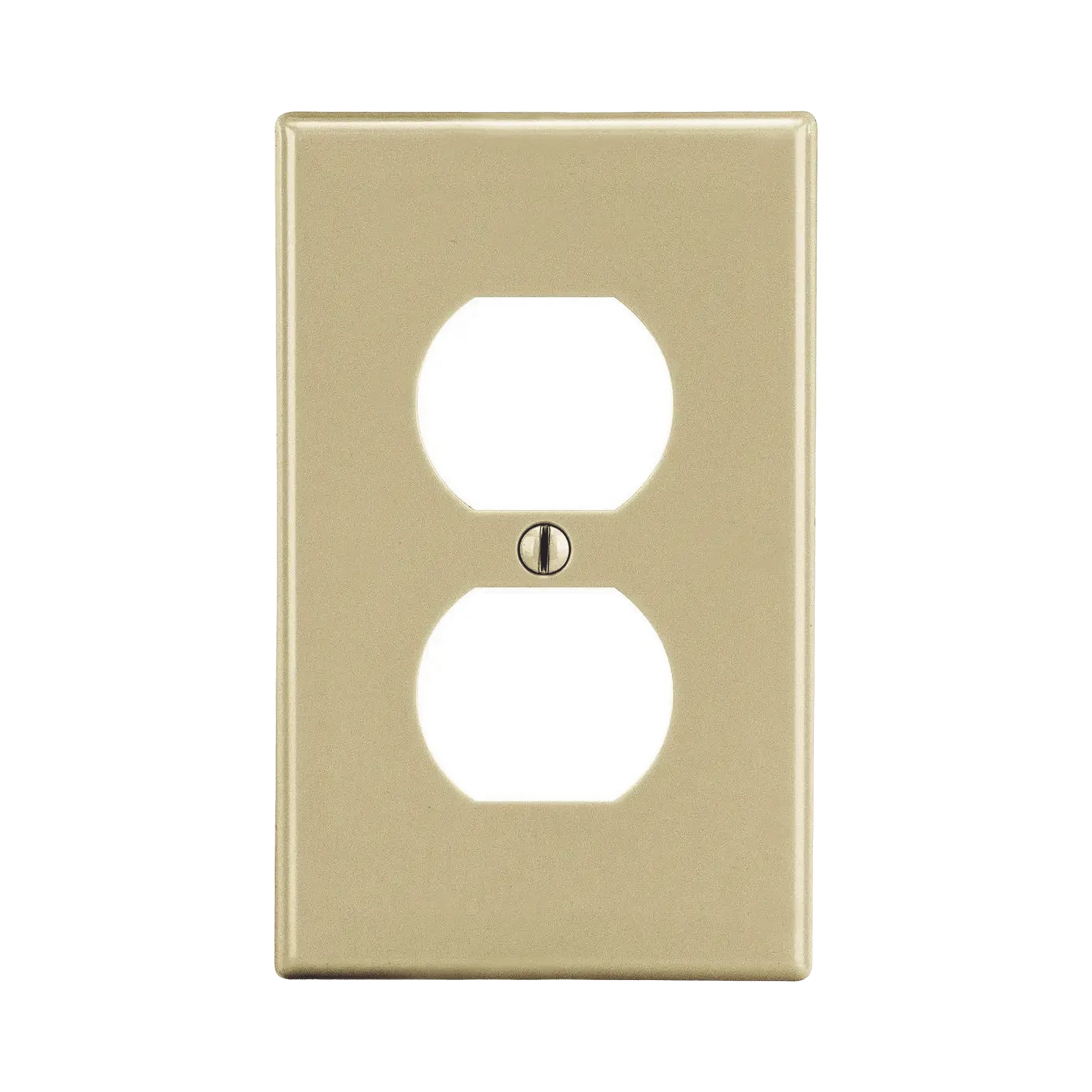 PLACA DE PARED PARA CONTACTO DUPLEX COLOR MARFIL.-Área Eléctrica-HUBBELL-Bsai Seguridad & Controles