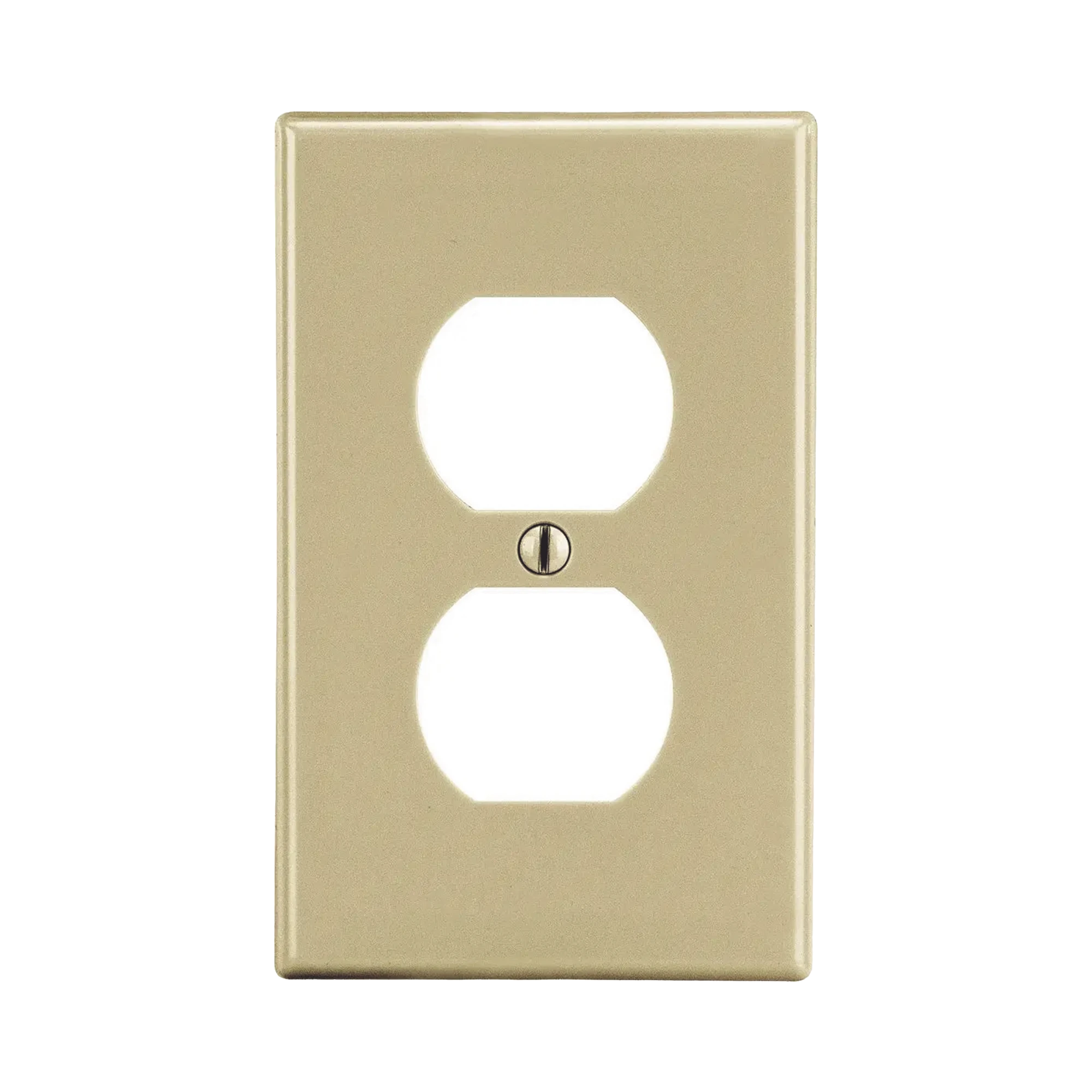 PLACA DE PARED PARA CONTACTO DUPLEX COLOR MARFIL.-Área Eléctrica-HUBBELL-Bsai Seguridad & Controles
