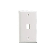 PLACA DE PARED VERTICAL, SALIDA PARA 1 PUERTO KEYSTONE, COLOR MARFIL-PANDUIT-Bsai Seguridad & Controles