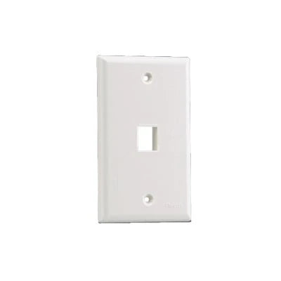 PLACA DE PARED VERTICAL, SALIDA PARA 1 PUERTO KEYSTONE, COLOR MARFIL-PANDUIT-Bsai Seguridad & Controles