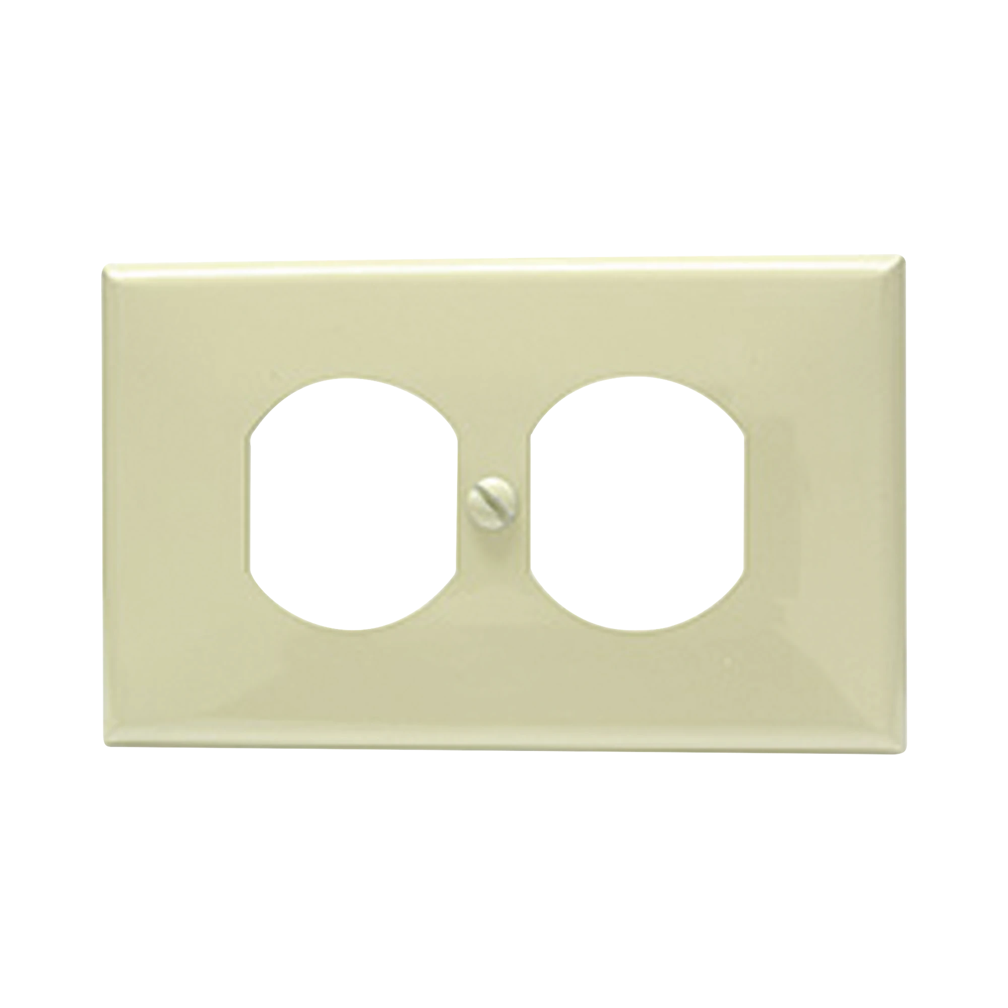 PLACA DE PLÁSTICO PARA CONTACTO DÚPLEX COLOR MARFIL.-Herramientas-SURTEK-Bsai Seguridad & Controles
