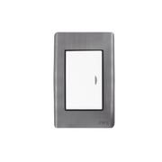 PLACA DE POLICARBONATO CON INTERRUPTOR SENCILLO 10 A/ 127 V CA ~ 60 HZ / CARCASA DE ACERO.-Iluminación-JWJ-Bsai Seguridad & Controles