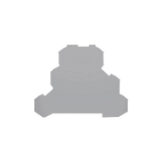 PLACA FINAL E INTERMEDIA; ESPESOR 0,8 MM; GRIS-Accesorios-WAGO-Bsai Seguridad & Controles