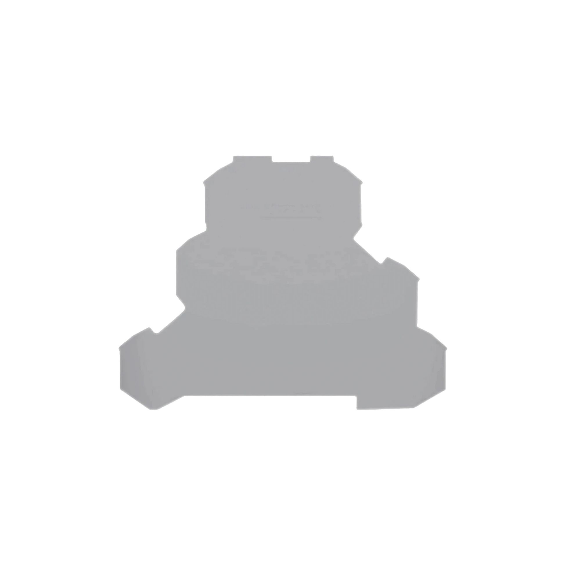 PLACA FINAL E INTERMEDIA; ESPESOR 0,8 MM; GRIS-Accesorios-WAGO-Bsai Seguridad & Controles