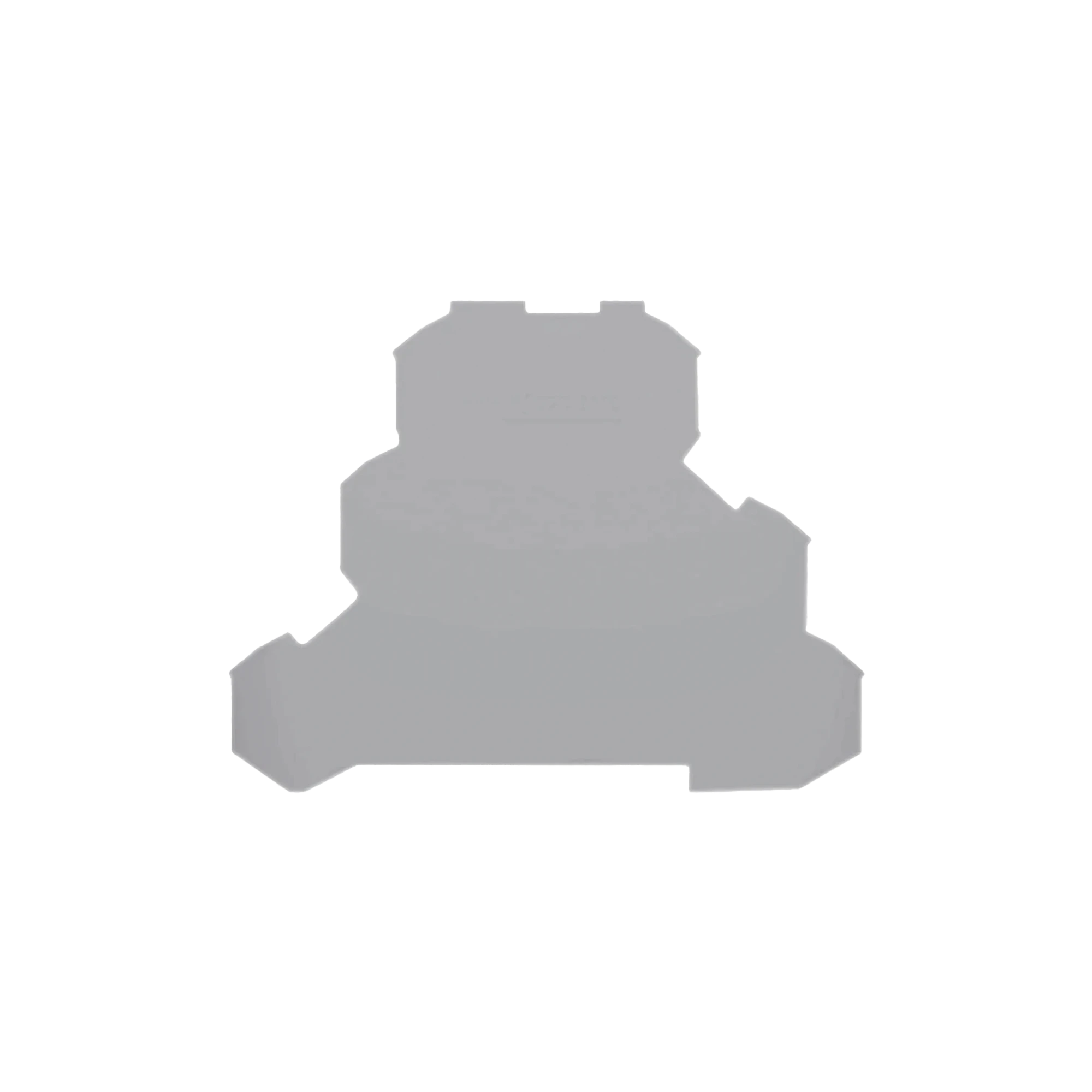 PLACA FINAL E INTERMEDIA; ESPESOR 0,8 MM; GRIS-Accesorios-WAGO-Bsai Seguridad & Controles