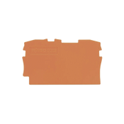 PLACA FINAL E INTERMEDIA; ESPESOR 0,8 MM; NARANJA-Accesorios-WAGO-Bsai Seguridad & Controles