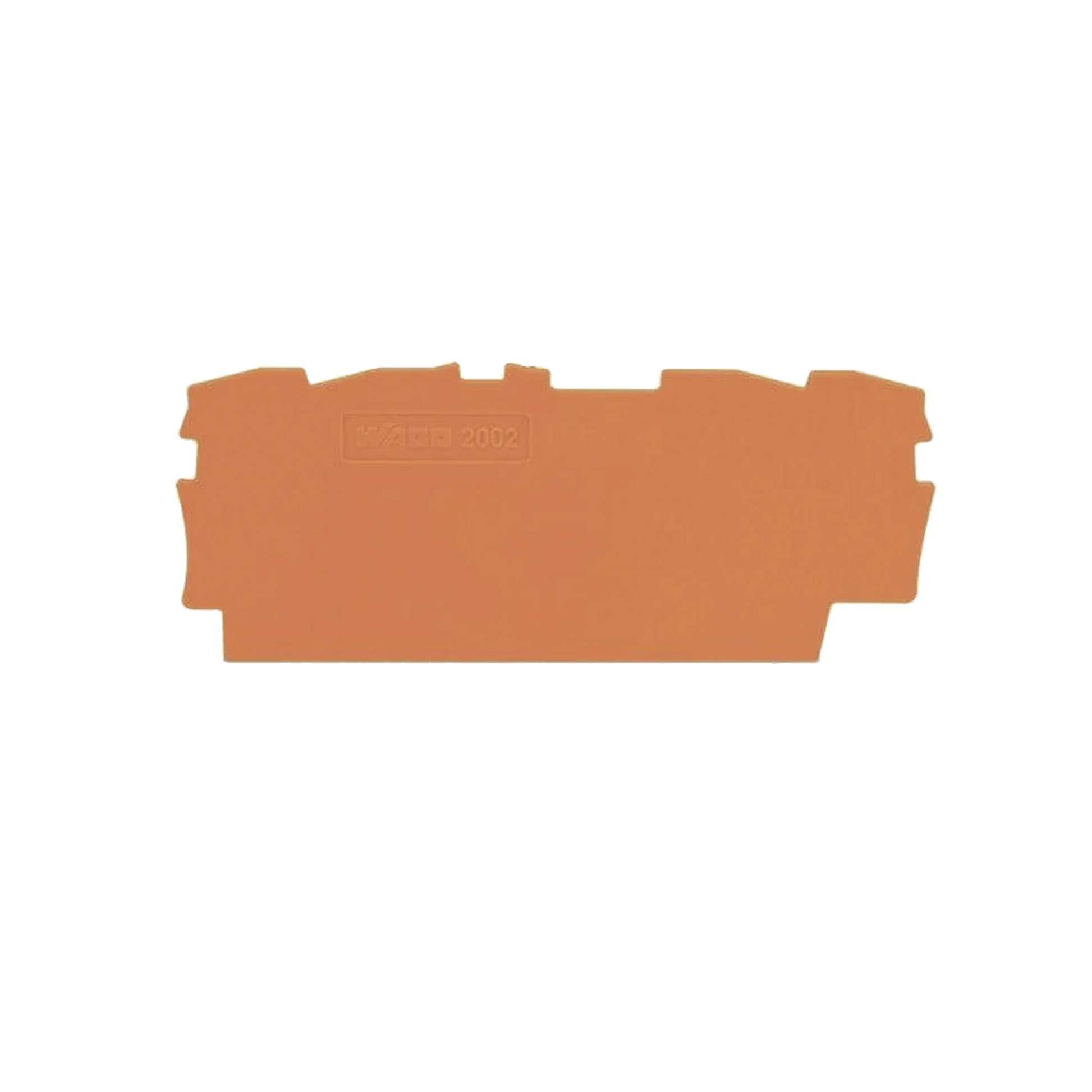 PLACA FINAL E INTERMEDIA; ESPESOR 0,8 MM; NARANJA-Accesorios-WAGO-Bsai Seguridad & Controles