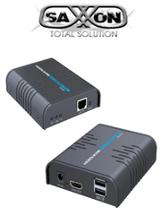 SAXXON LKV373KVM- KIT EXTENSOR HDMI KVM SOBRE IP/ PUNTO A PUNTO/ RESOLUCION 1080P/ HASTA 120 METROS/ CAT 5E/ 6/ 30 HZ / 2 PUERTOS USB 2.0 / TECLADO / RATON / 5 VCD / PLUG AND PLAY-Extensores 4k / HD-SAXXON-Bsai Seguridad & Controles