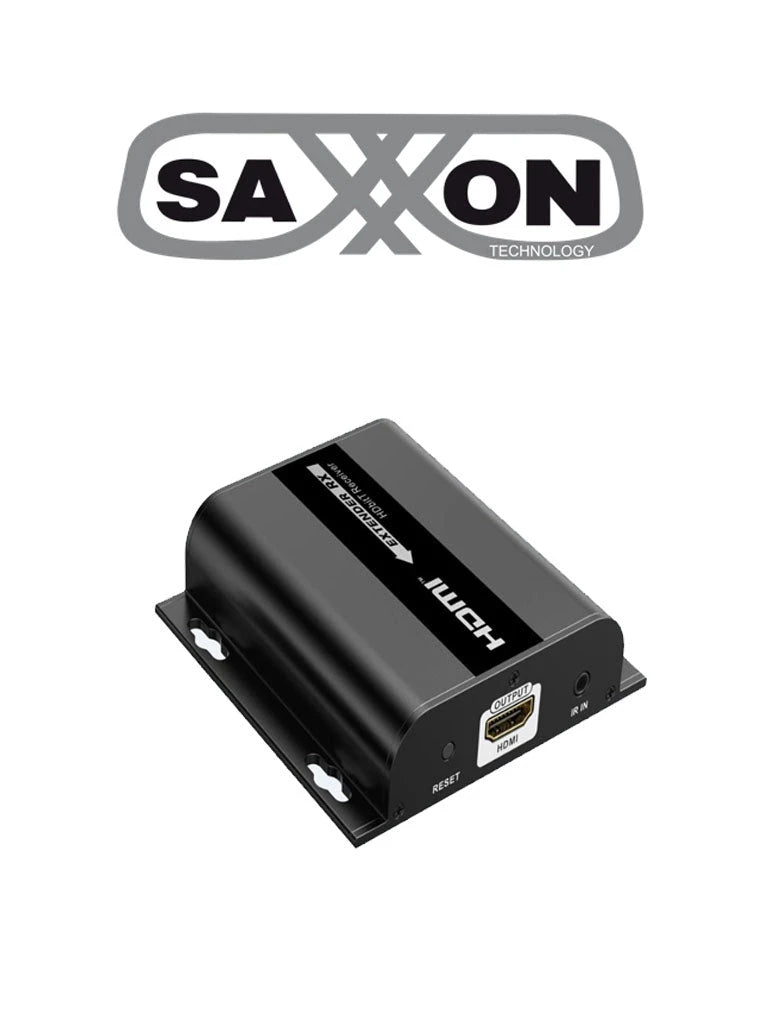 SAXXON LKV38340RX- RECEPTOR DE VIDEO HDMI SOBRE IP/ CAT 5E/ 6/ HASTA 120 METROS / RESOLUCION 1080P/ HDBIT/ RECEPTOR DE IR/ PLUG AND PLAY-Extensores 4k / HD-SAXXON-Bsai Seguridad & Controles