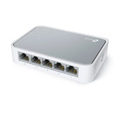 TP-LINK TL-SF1005D - SWITCH DE ESCRITORIO 5 PUERTOS/ PUERTOS RJ45 FAST ETHERNET/ DISEÑADO EN PLASTICO/ PLUG AND PLAY-Switches-TP-LINK-Bsai Seguridad & Controles