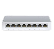 TP-LINK TL-SF1008D - SWITCH DE ESCRITORIO 8 PUERTOS/ PUERTOS RJ45 FAST ETHERNET/ DISEÑADO EN PLASTICO/ PLUG AND PLAY-Switches-TP-LINK-Bsai Seguridad & Controles