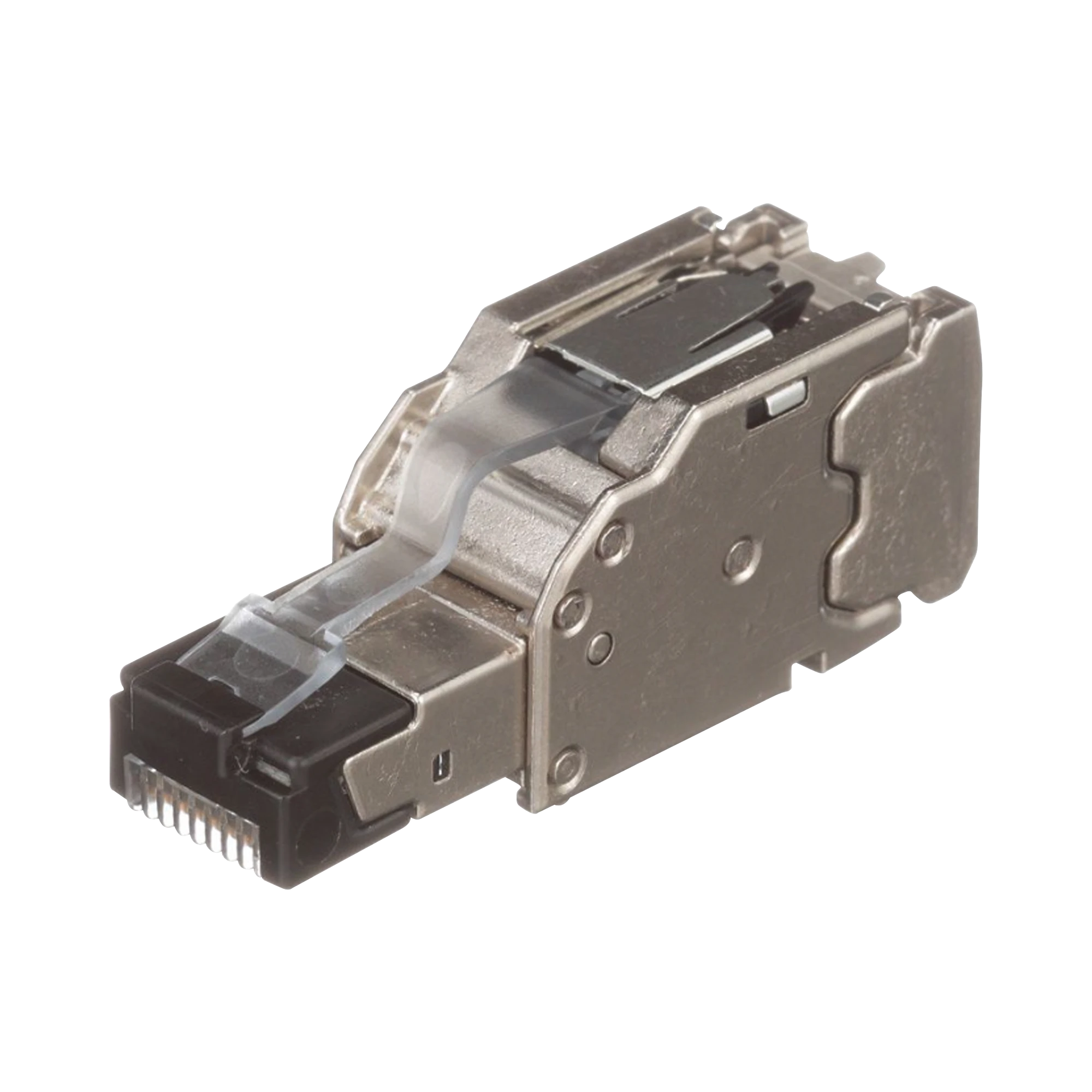 PLUG RJ45 BLINDADO, INSTALACIÓN RECTA, TERMINACIÓN EN CAMPO CERTIFICABLE, COMPATIBLE CON CAT5E, CAT6 Y CAT6A, COLOR PLATA-Cableado-PANDUIT-Bsai Seguridad & Controles