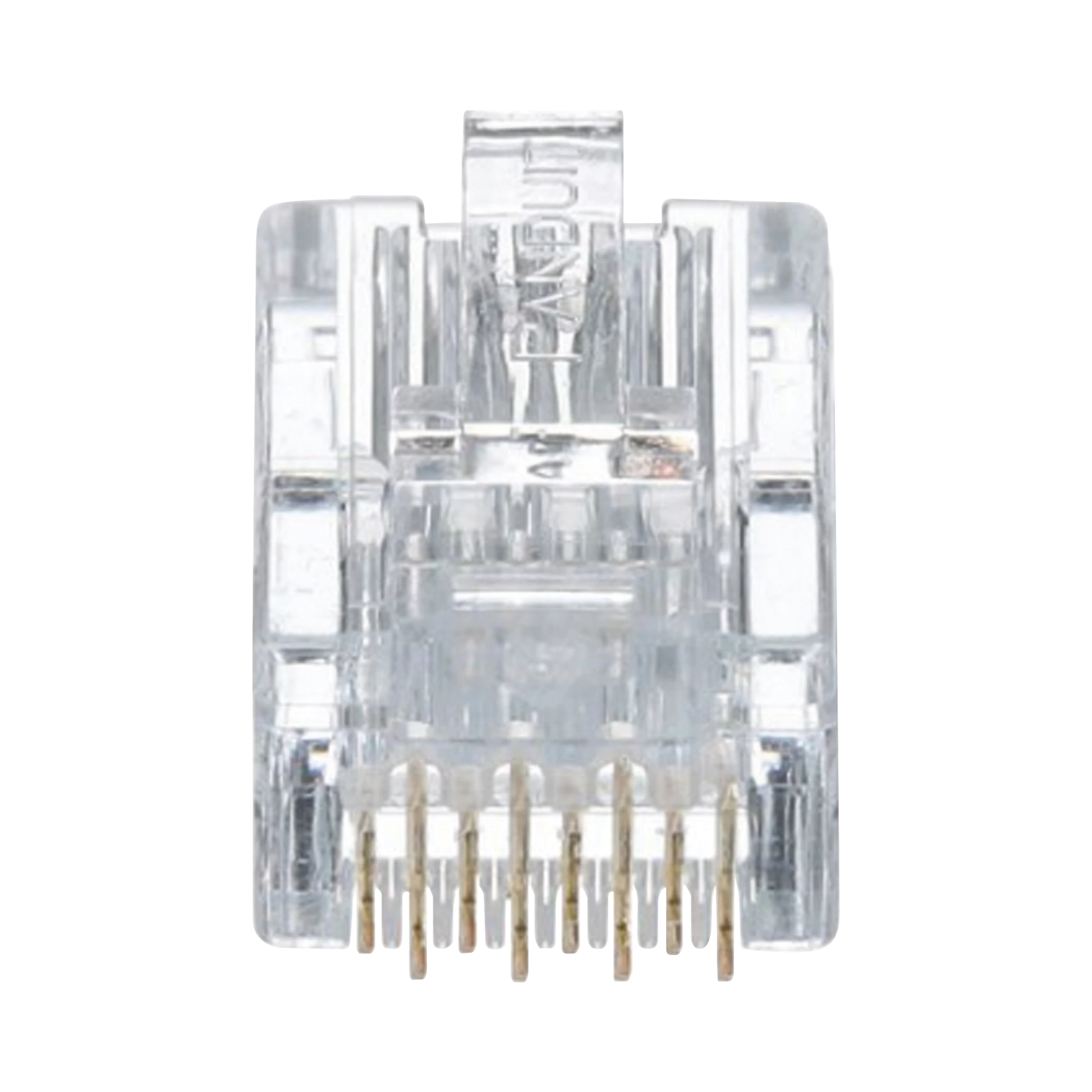 PLUG RJ45 CAT5E, PARA CABLE UTP DE CALIBRES 24-26 AWG, CHAPADO EN ORO DE 50 MICRAS, BOLSA DE 50 PIEZAS-Jacks / Plugs-PANDUIT-Bsai Seguridad & Controles