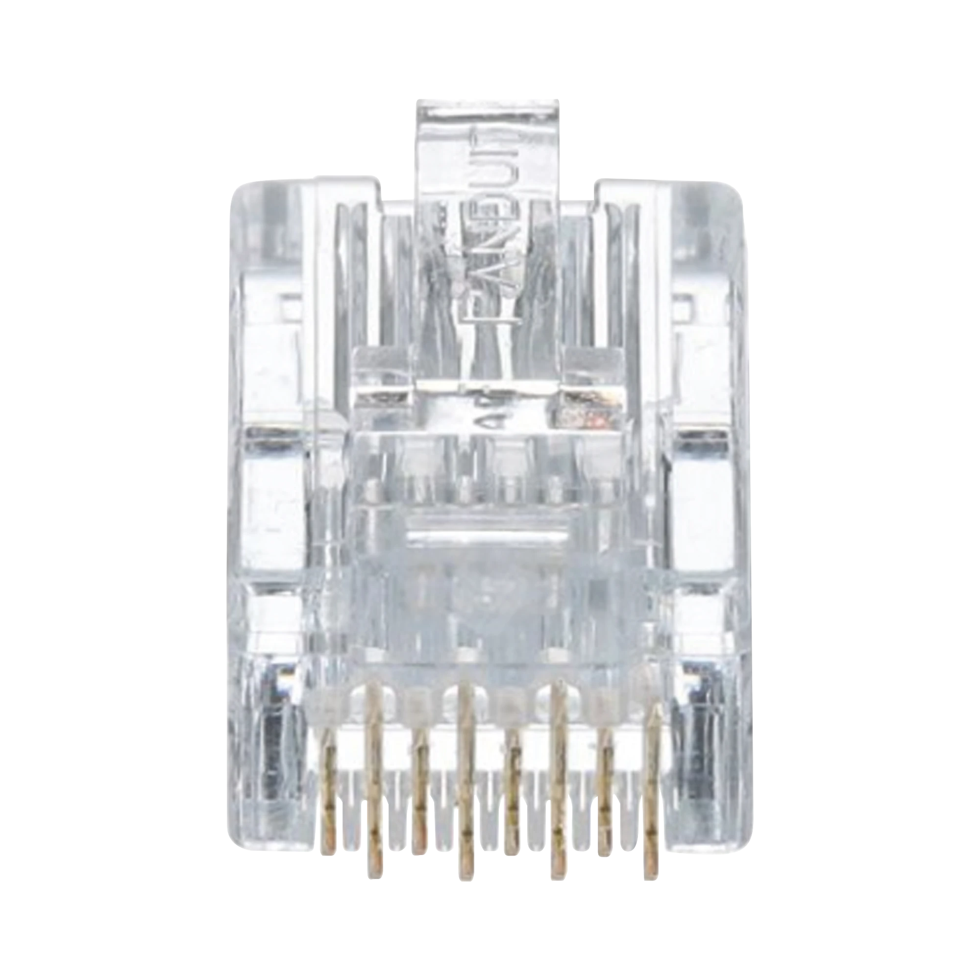 PLUG RJ45 CAT5E, PARA CABLE UTP DE CALIBRES 24-26 AWG, CHAPADO EN ORO DE 50 MICRAS, BOLSA DE 50 PIEZAS-Jacks / Plugs-PANDUIT-Bsai Seguridad & Controles