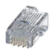 PLUG RJ45 CAT5E, PARA CABLE UTP DE CALIBRES 24-26 AWG, CHAPADO EN ORO DE 50 MICRAS, PAQUETE DE 100 PIEZAS-Cableado-PANDUIT-Bsai Seguridad & Controles