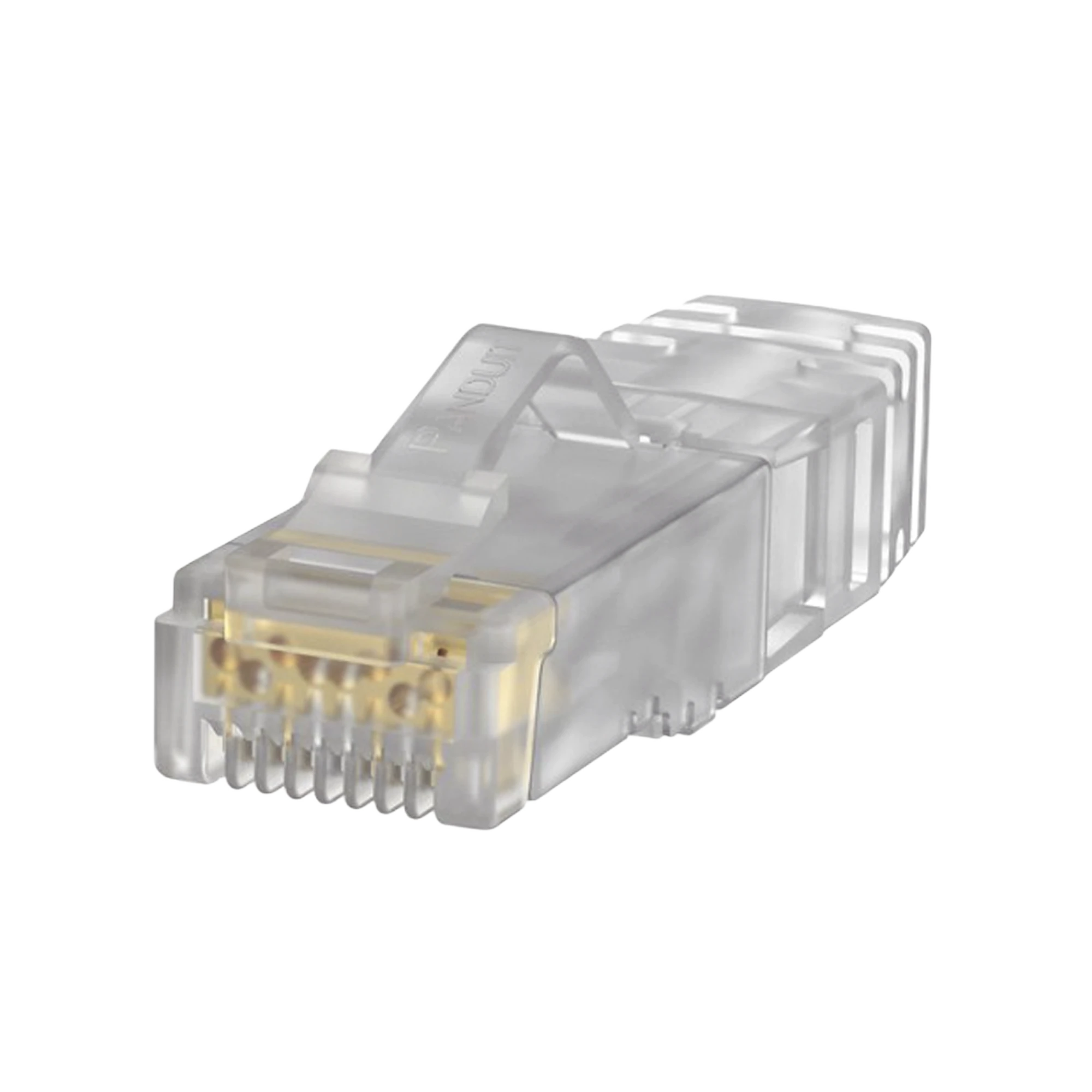 PLUG RJ45 CAT6A, PARA CABLE UTP DE CALIBRE 23-24 AWG, CHAPADO EN ORO DE 50 MICRAS, BOLSA DE 100 PIEZAS-Cableado-PANDUIT-Bsai Seguridad & Controles