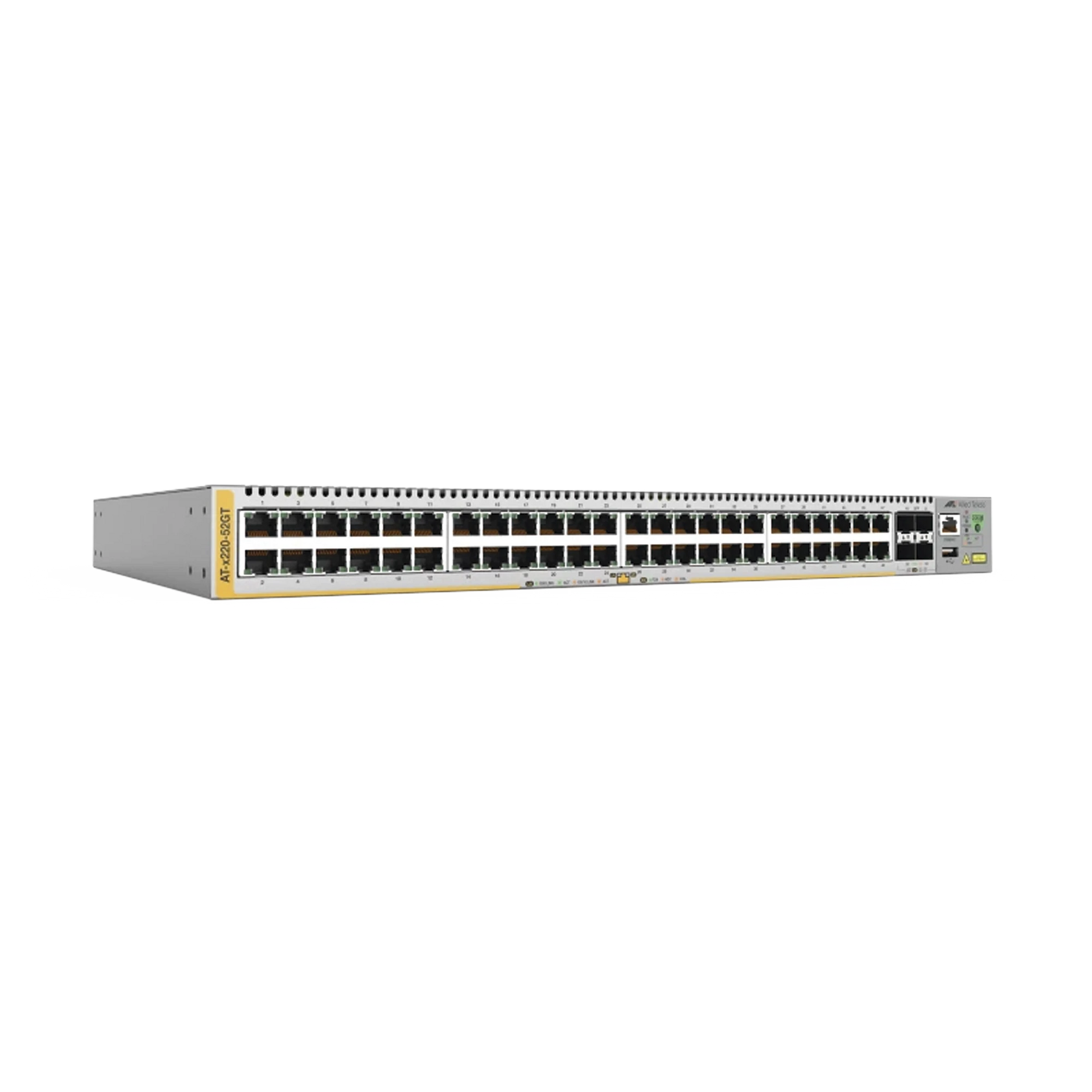 AT-X220-52GT-10 - SWITCH ADMIN CAPA 3 D/48 PTOS 10/100/1000MBPS + 4 SFP 1 FTE D/PODER-Networking-ALLIED TELESIS-Bsai Seguridad & Controles