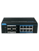 UTEPO UTP7308GEPOE - SWITCH INDUSTRIAL GIGABIT POE ADMINISTRABLE / L2 / 8 PUERTOS POE GIGABIT / 4 PUERTOS SFP GIGABIT / 802.3AF&AT / FAST RING / POE 150 WATTS-Switches POE-UTEPO-UGC097005-Bsai Seguridad & Controles