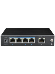 UTEPO UTP3SW0401TP60 - SWITCH POE / NO ADMINISTRABLE / 4 PUERTOS POE FAST ETHERNET / 1 PUERTO FAST ETHERNET / 802.3AF&AT / MODO CCTV / POE 60 WATTS-Switches POE-UTEPO-Bsai Seguridad & Controles