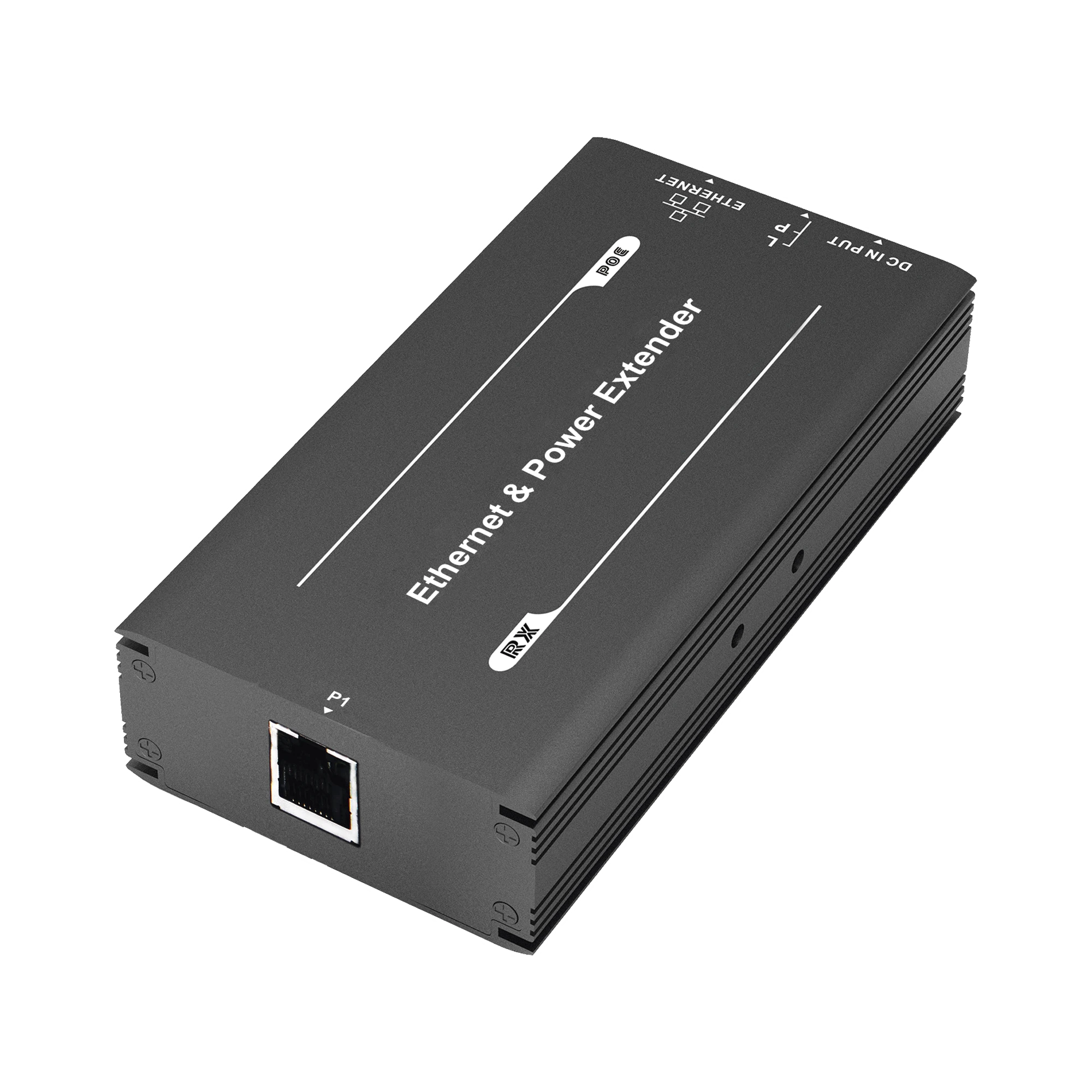 (POE 600 METROS) TRANSMISOR EXTENSOR POE, DE 1 PUERTO, PARA TRANSMISIÓN DE VIDEO Y ALIMENTACIÓN, PARA CÁMARAS Y DOMOS IP; HASTA 600 METROS-Inyectores PoE-EPCOM TITANIUM-Bsai Seguridad & Controles